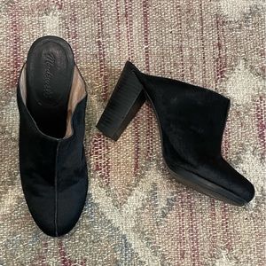 Madewell Andie Calf Hair High-Heeled Clog